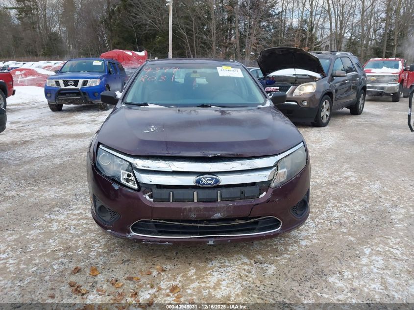 2011 Ford Fusion S VIN: 3FAHP0GAXBR124556 Lot: 43948031