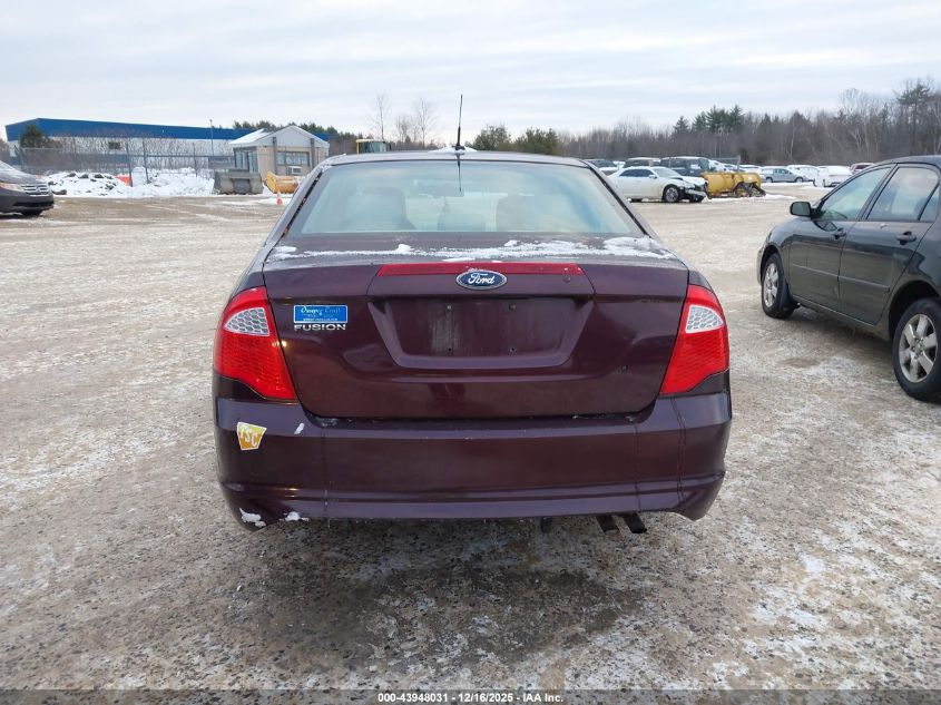 2011 Ford Fusion S VIN: 3FAHP0GAXBR124556 Lot: 43948031