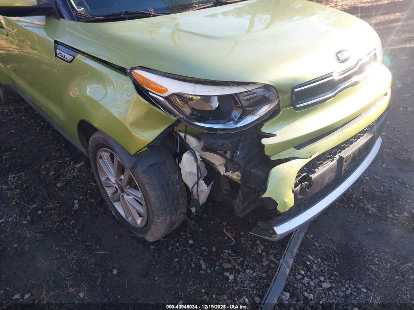 2018 Kia Soul + VIN: KNDJP3A50J7888222 Lot: 43948034