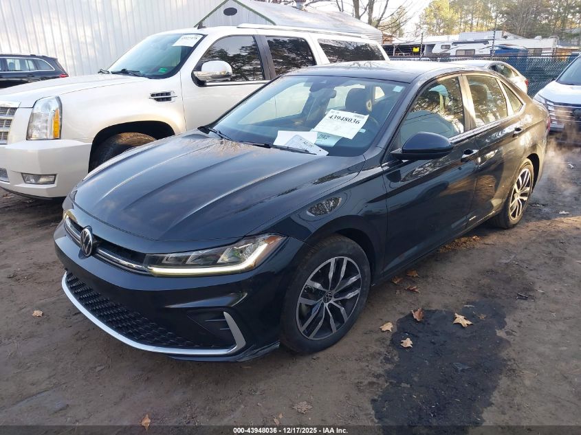 2025 Volkswagen Jetta 1.5T Se VIN: 3VW7X7BU1SM026641 Lot: 43948036