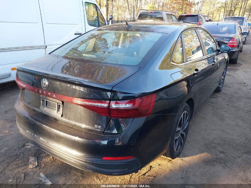 2025 Volkswagen Jetta 1.5T Se VIN: 3VW7X7BU1SM026641 Lot: 43948036