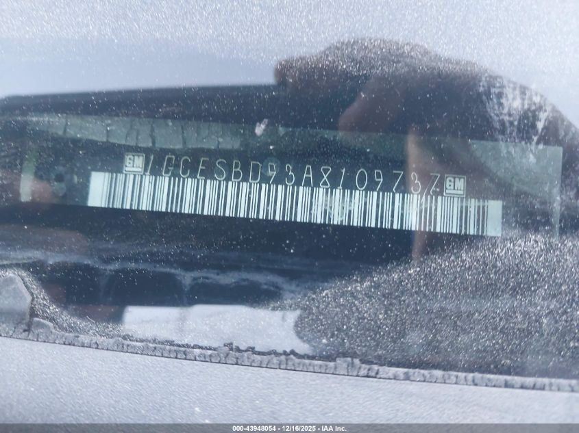 2010 Chevrolet Colorado Work Truck VIN: 1GCESBD93A8109737 Lot: 43948054