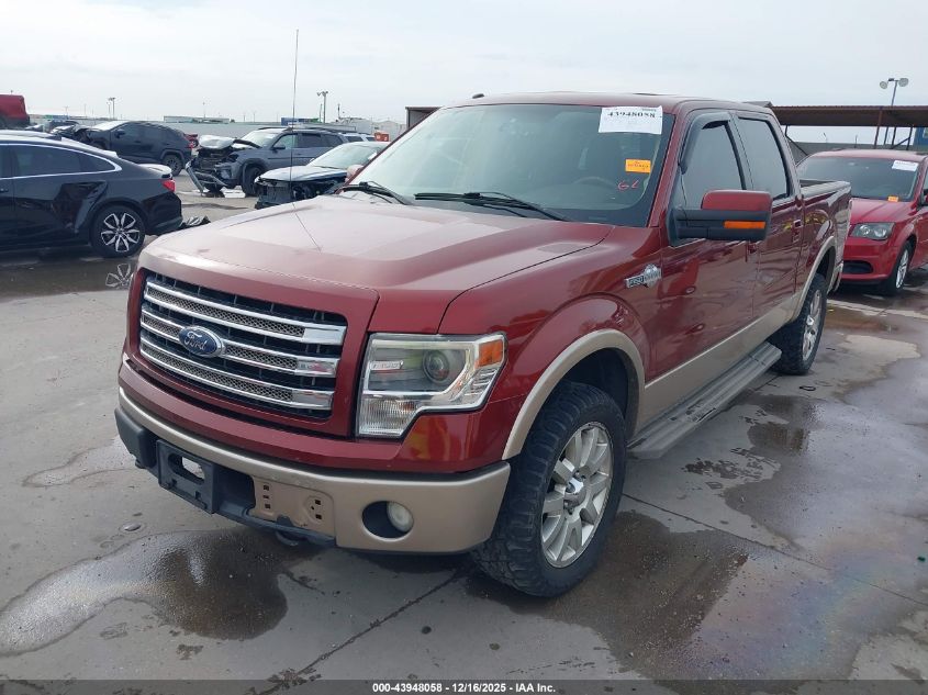 2014 Ford F-150 King Ranch VIN: 1FTFW1EF3EKE81675 Lot: 43948058