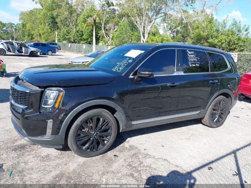 2022 Kia Telluride Sx VIN: 5XYP54HC7NG200655 Lot: 43948060