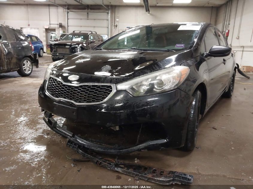 2014 Kia Forte Lx VIN: KNAFK4A66E5171924 Lot: 43948065
