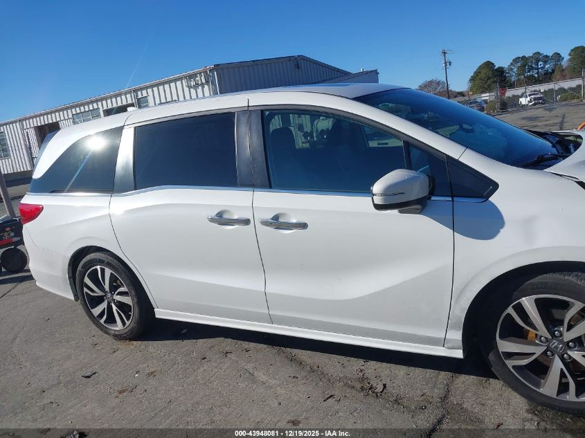 2022 Honda Odyssey Touring VIN: 5FNRL6H84NB027030 Lot: 43948081