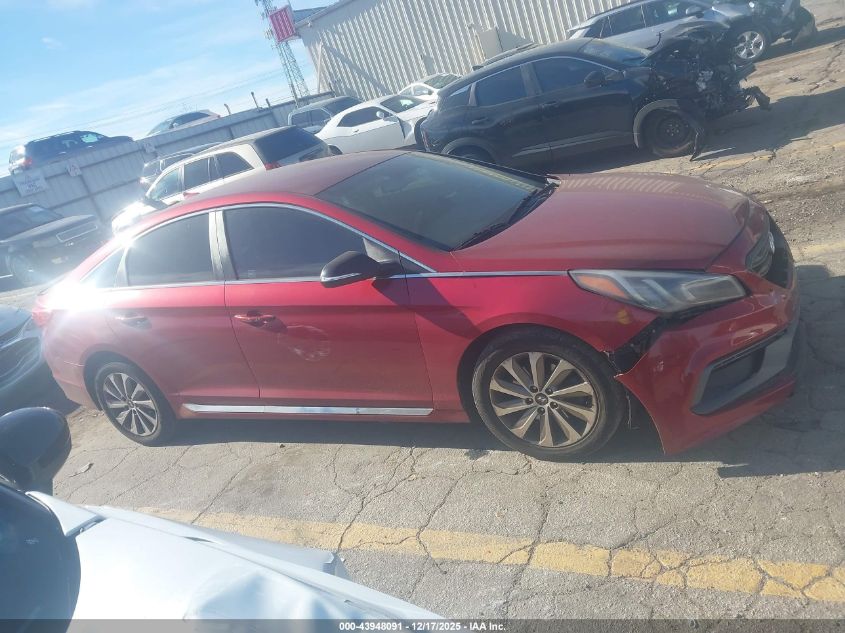 2016 Hyundai Sonata Sport VIN: 5NPE34AF3GH291596 Lot: 43948091