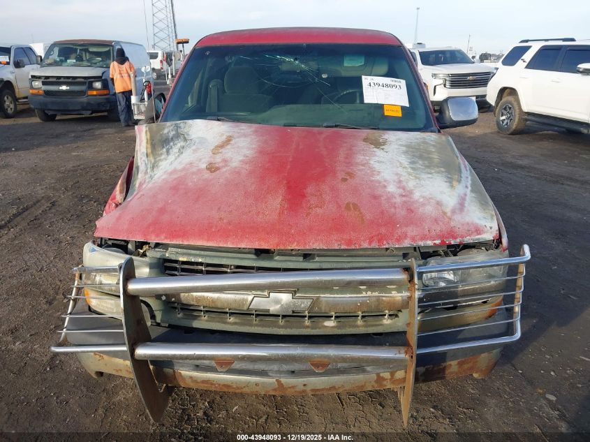 2001 Chevrolet Silverado 1500 Ls VIN: 2GCEK19T511395558 Lot: 43948093