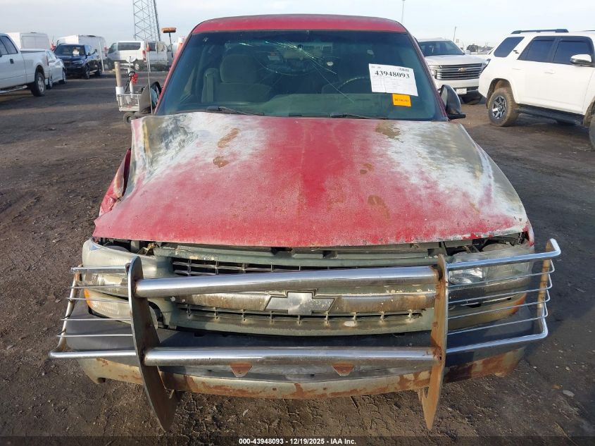 2001 Chevrolet Silverado 1500 Ls VIN: 2GCEK19T511395558 Lot: 43948093