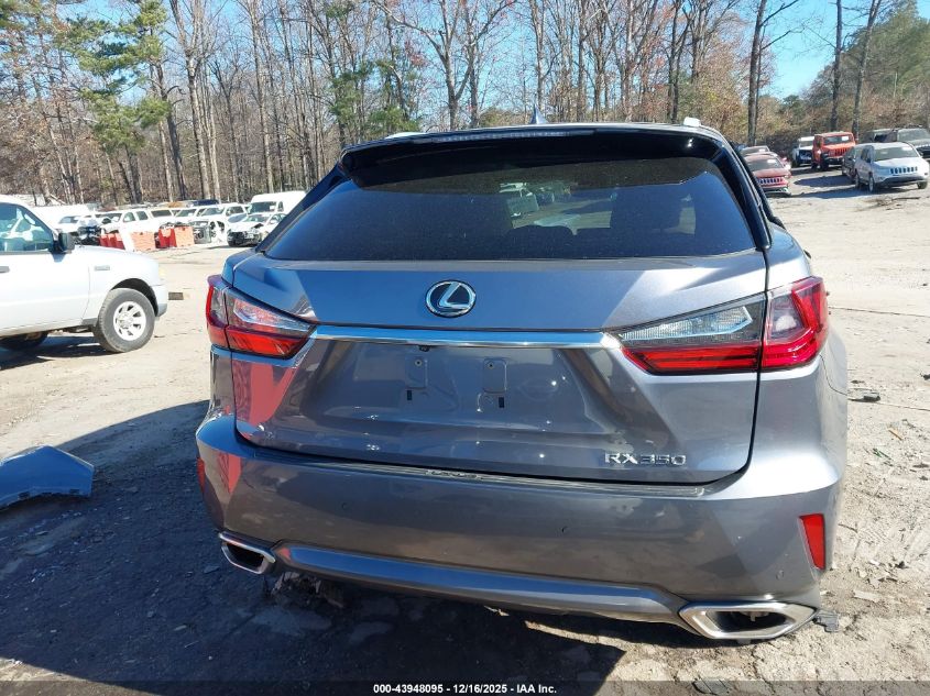 2016 Lexus Rx 350 VIN: 2T2ZZMCA9GC031171 Lot: 43948095