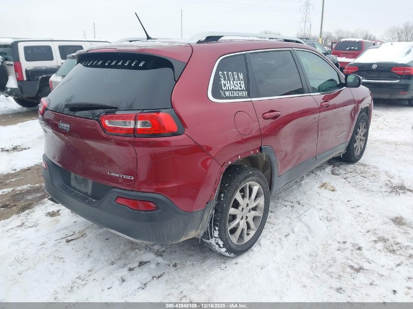 2014 Jeep Cherokee Limited VIN: 1C4PJLDB4EW113642 Lot: 43948106