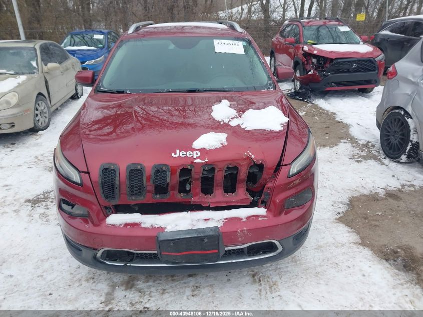 2014 Jeep Cherokee Limited VIN: 1C4PJLDB4EW113642 Lot: 43948106