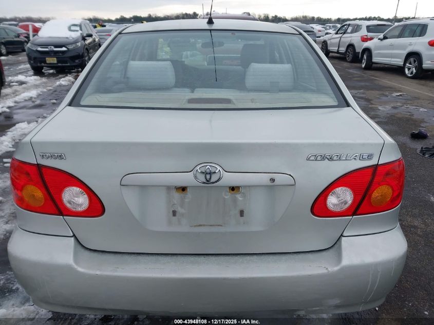 2003 Toyota Corolla Le VIN: JTDBR32EX32012593 Lot: 43948108