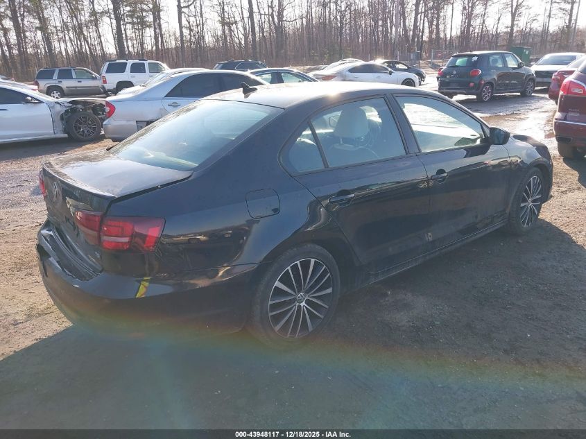 2016 Volkswagen Jetta 1.8T Sport VIN: 3VWD17AJ9GM308254 Lot: 43948117