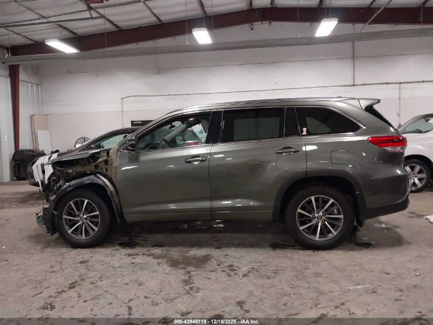 2017 Toyota Highlander Xle VIN: 5TDJZRFH8HS379589 Lot: 43948119