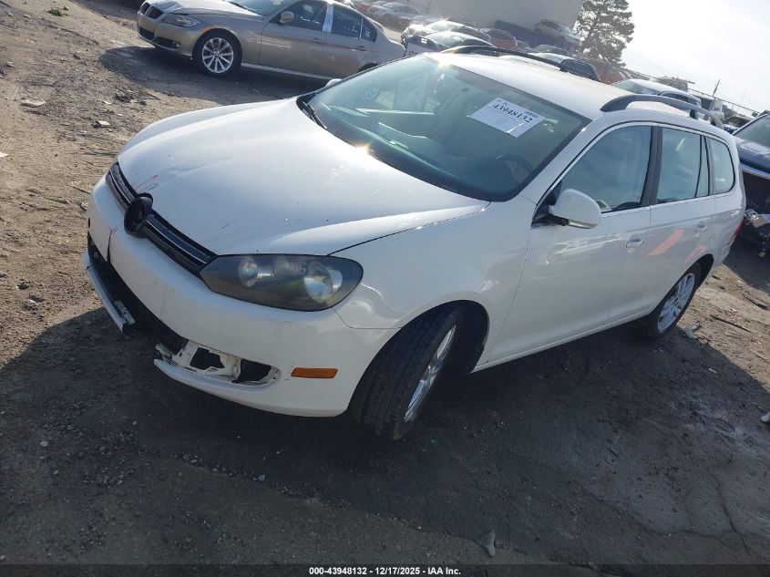 2013 Volkswagen Jetta Sportwagen 2.0L Tdi VIN: 3VWPL7AJ2DM694678 Lot: 43948132