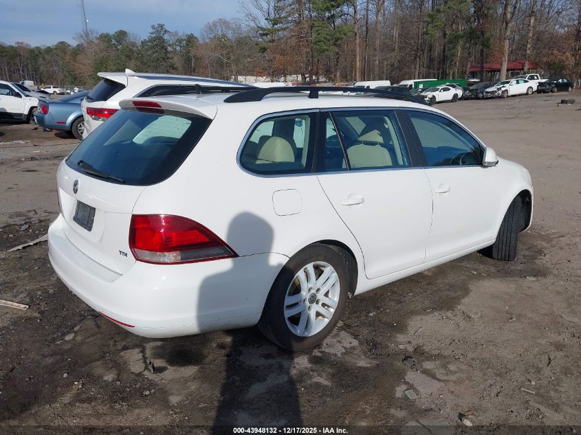 2013 Volkswagen Jetta Sportwagen 2.0L Tdi VIN: 3VWPL7AJ2DM694678 Lot: 43948132