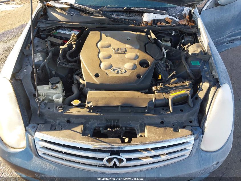 2006 Infiniti G35X VIN: JNKCV51F36M602521 Lot: 43948136
