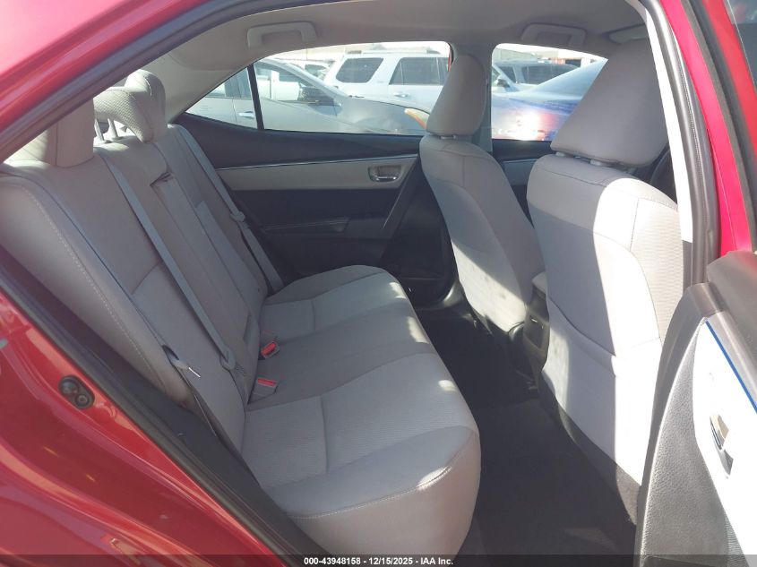 2016 Toyota Corolla Le VIN: 5YFBURHE4GP381448 Lot: 43948158