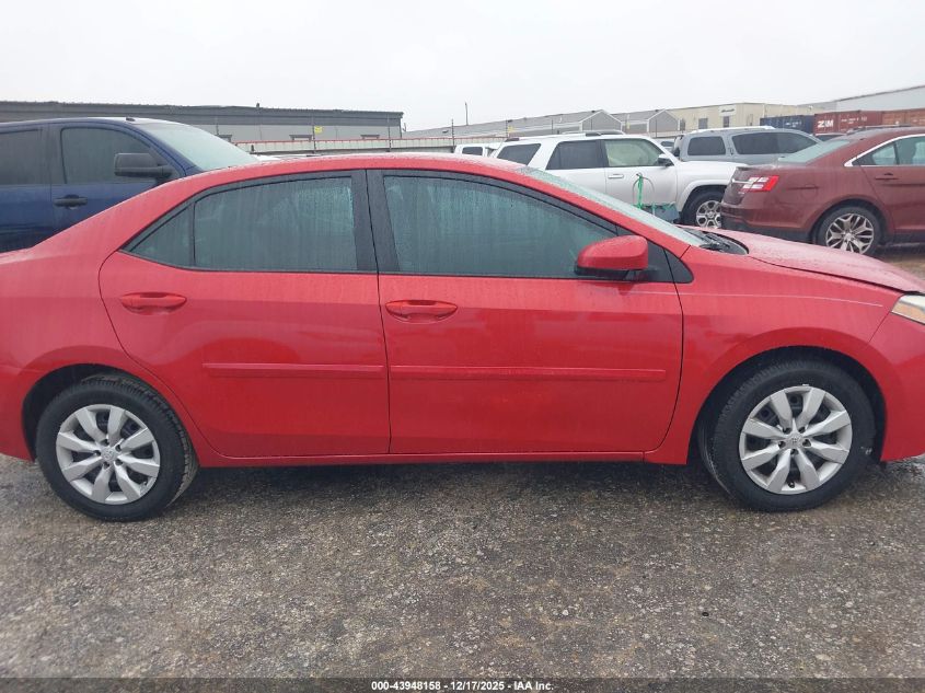 2016 Toyota Corolla Le VIN: 5YFBURHE4GP381448 Lot: 43948158