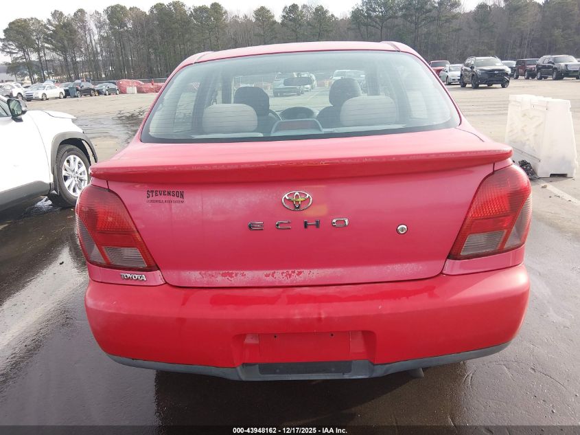 2002 Toyota Echo VIN: JTDBT123420254231 Lot: 43948162