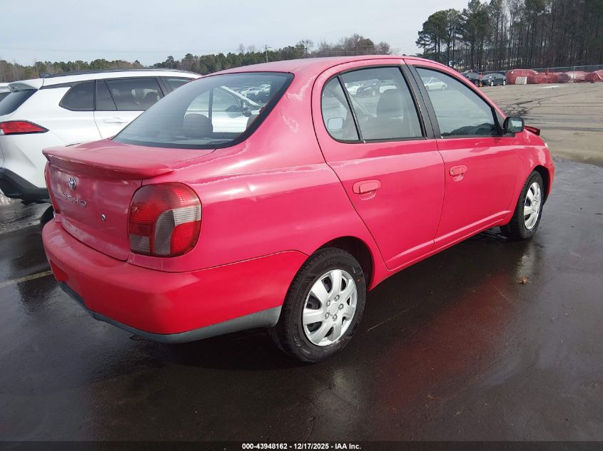 2002 Toyota Echo VIN: JTDBT123420254231 Lot: 43948162