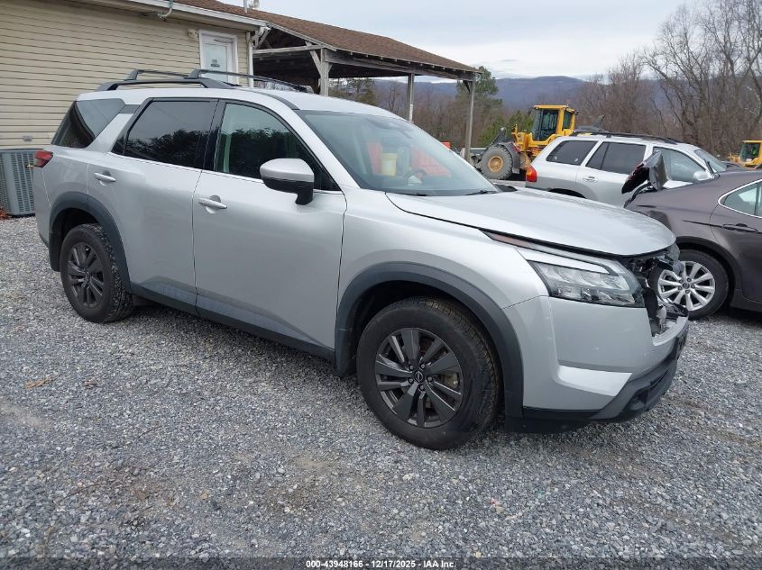 2023 Nissan Pathfinder Sv 4Wd VIN: 5N1DR3BC3PC212444 Lot: 43948166