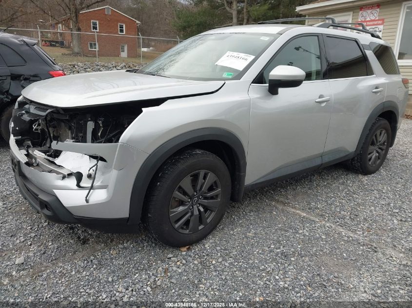 2023 Nissan Pathfinder Sv 4Wd VIN: 5N1DR3BC3PC212444 Lot: 43948166