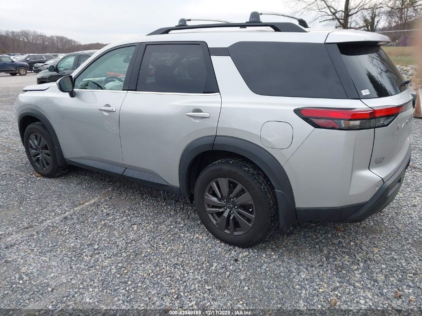 2023 Nissan Pathfinder Sv 4Wd VIN: 5N1DR3BC3PC212444 Lot: 43948166