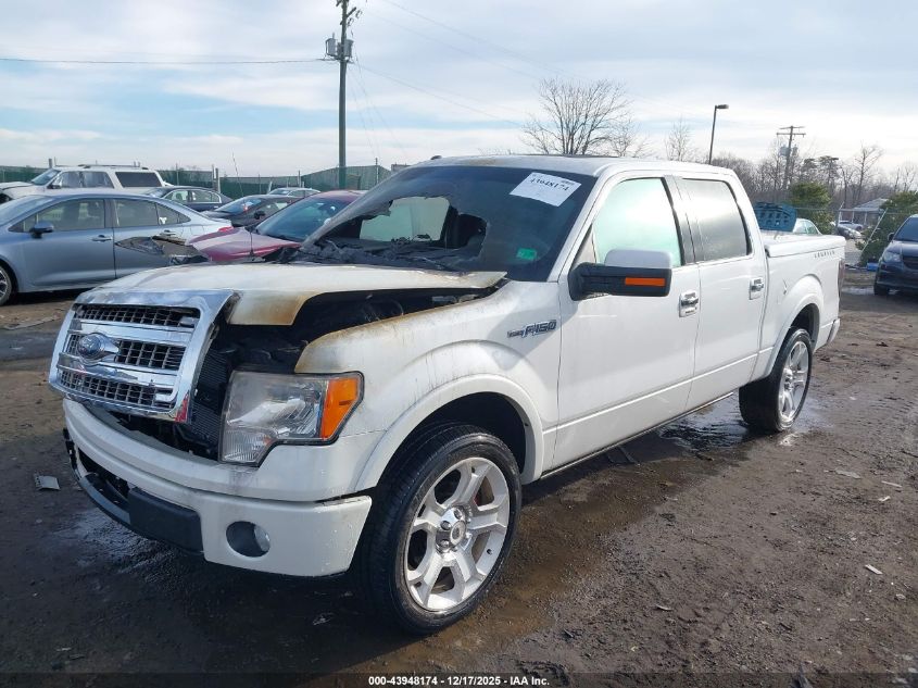 2011 Ford F-150 Lariat Limited VIN: 1FTFW1E69BFB83748 Lot: 43948174