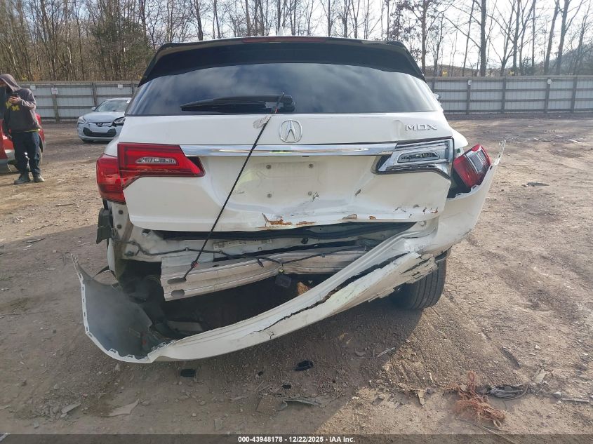 2018 Acura Mdx Technology Package Acurawatch Plus Pkg VIN: 5J8YD4H52JL027636 Lot: 43948178