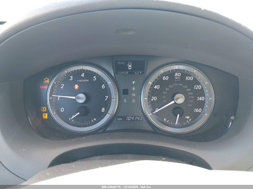 2011 Lexus Es 350 VIN: JTHBK1EG4B2453834 Lot: 43948179