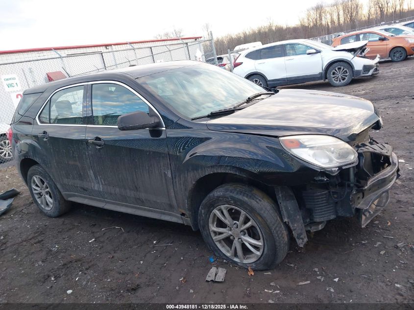 2017 Chevrolet Equinox Ls VIN: 2GNFLEEK0H6153707 Lot: 43948181