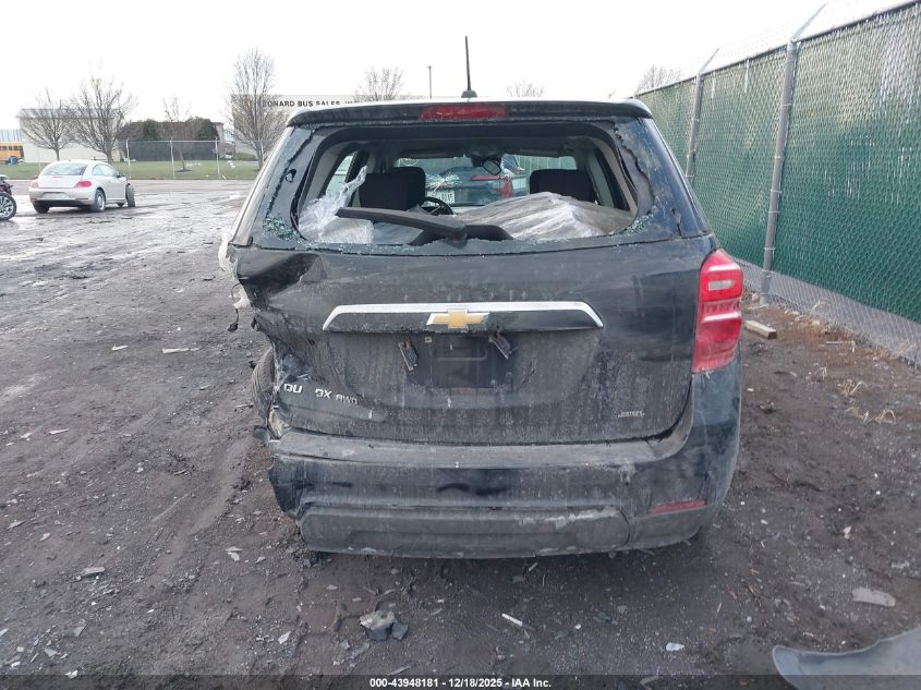 2017 Chevrolet Equinox Ls VIN: 2GNFLEEK0H6153707 Lot: 43948181