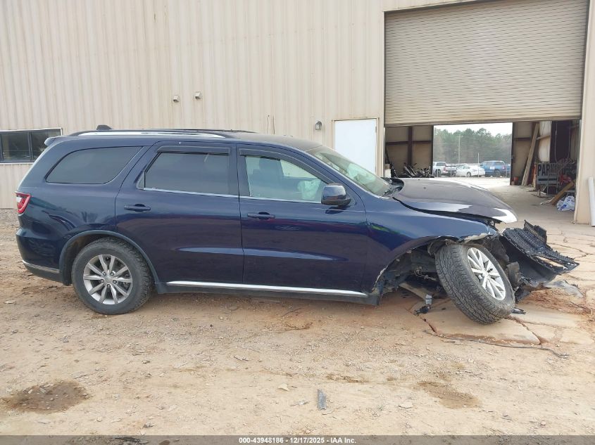 2017 Dodge Durango Sxt Awd VIN: 1C4RDJAG6HC611948 Lot: 43948186