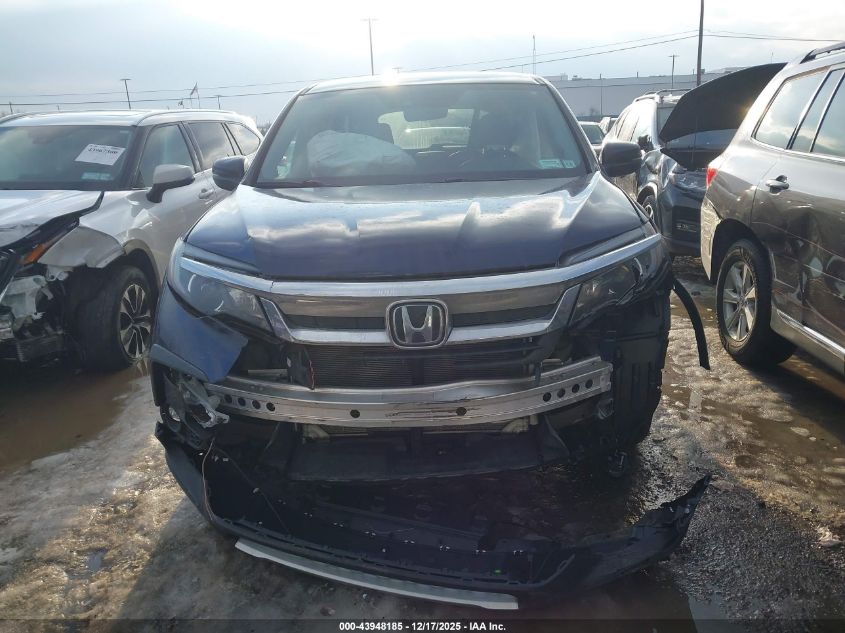 2020 Honda Pilot Awd Ex-L VIN: 5FNYF6H52LB037657 Lot: 43948185