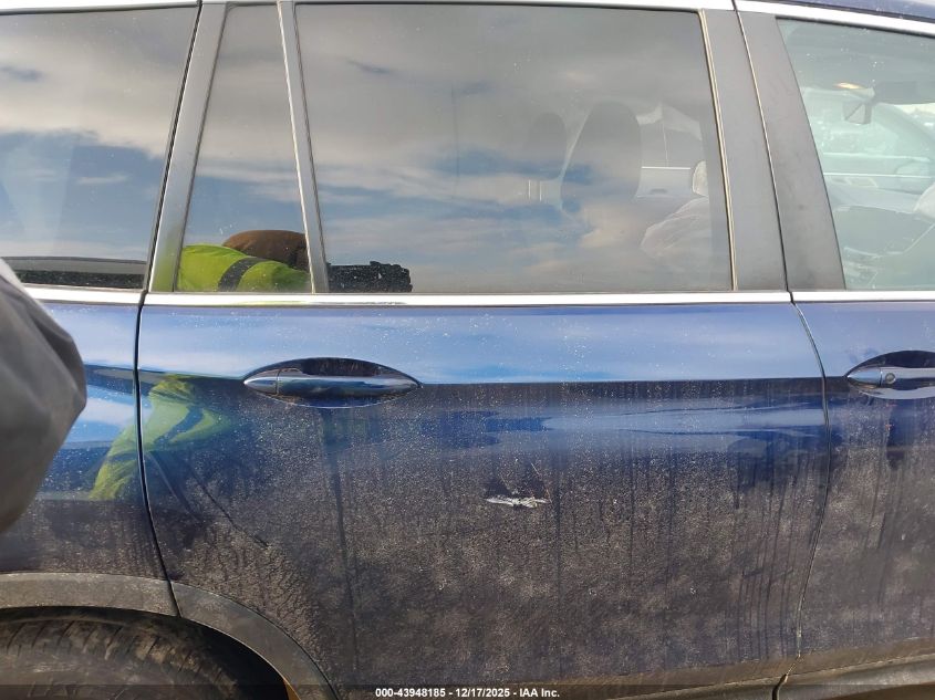 2020 Honda Pilot Awd Ex-L VIN: 5FNYF6H52LB037657 Lot: 43948185