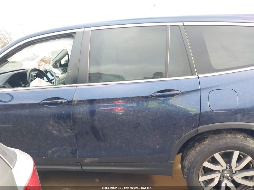 2020 Honda Pilot Awd Ex-L VIN: 5FNYF6H52LB037657 Lot: 43948185