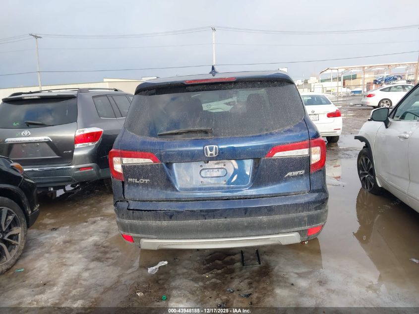 2020 Honda Pilot Awd Ex-L VIN: 5FNYF6H52LB037657 Lot: 43948185