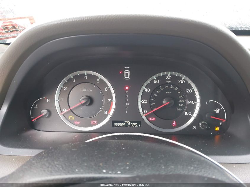 2009 Honda Accord 2.4 Ex-L VIN: 1HGCP26819A093329 Lot: 43948192