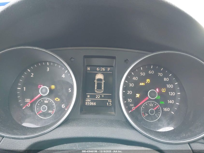 2012 Volkswagen Jetta Sportwagen 2.0L Tdi VIN: 3VWPL7AJ8CM661800 Lot: 43948196