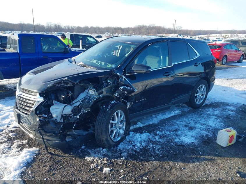 2022 Chevrolet Equinox Awd Lt VIN: 3GNAXUEV1NL262753 Lot: 43948199