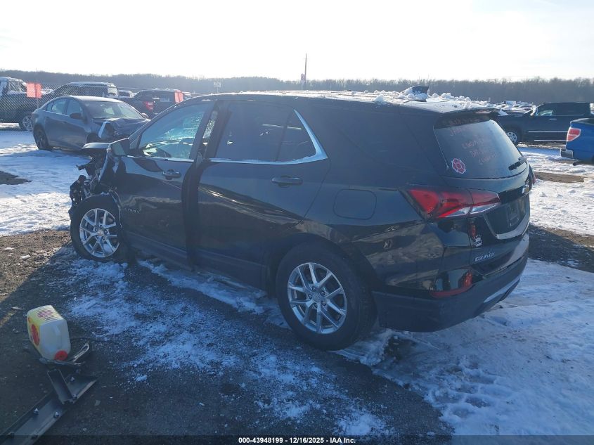 2022 Chevrolet Equinox Awd Lt VIN: 3GNAXUEV1NL262753 Lot: 43948199