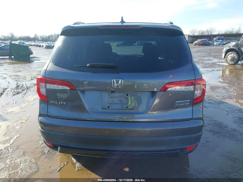 2021 Honda Pilot Awd Special Edition VIN: 5FNYF6H26MB048703 Lot: 43948204