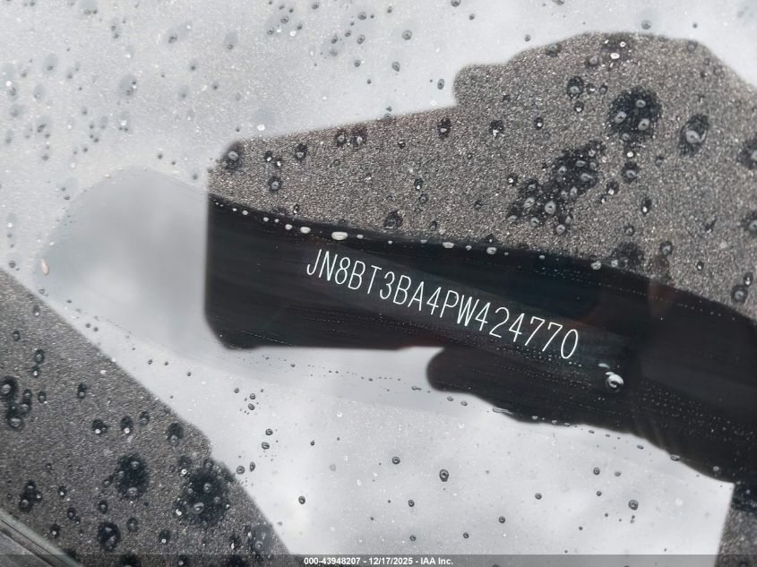 2023 Nissan Rogue Sv Fwd VIN: JN8BT3BA4PW424770 Lot: 43948207