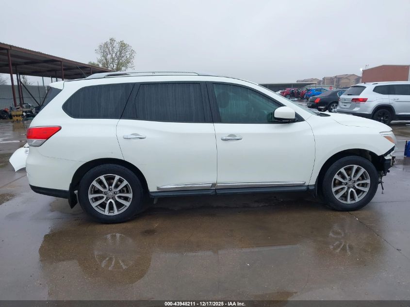 2015 Nissan Pathfinder Sl VIN: 5N1AR2MN6FC667654 Lot: 43948211