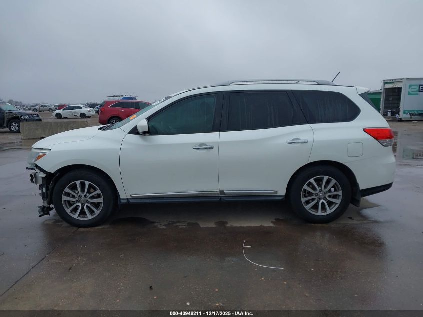 2015 Nissan Pathfinder Sl VIN: 5N1AR2MN6FC667654 Lot: 43948211