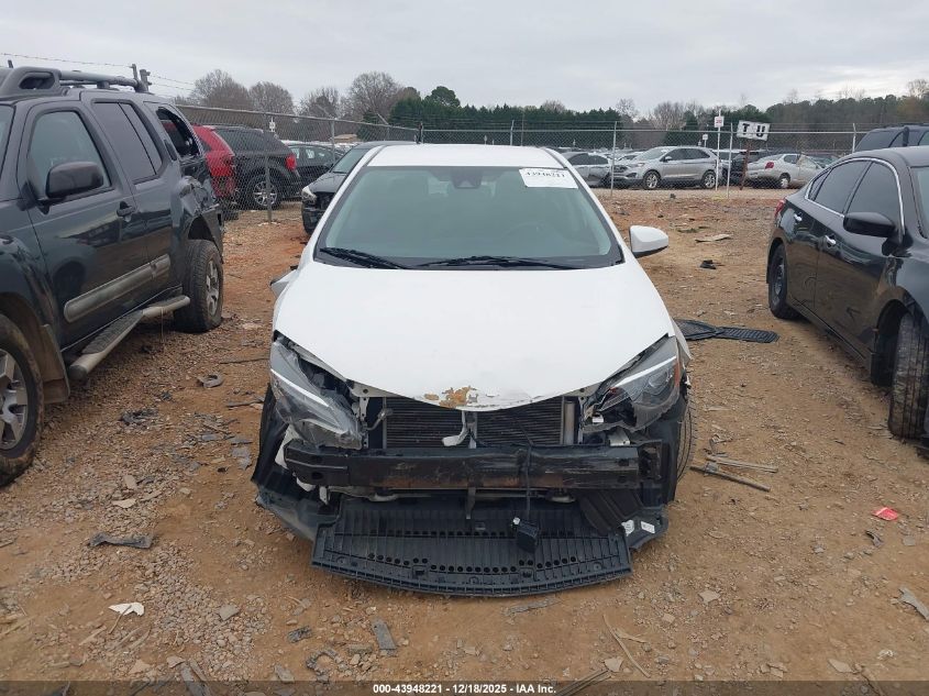 2018 Toyota Corolla Le VIN: 2T1BURHE9JC072730 Lot: 43948221