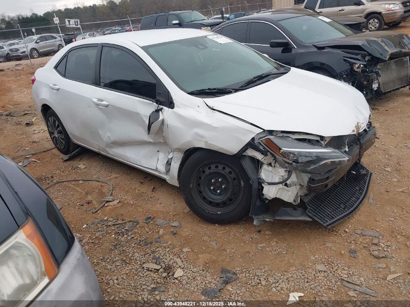 2018 Toyota Corolla Le VIN: 2T1BURHE9JC072730 Lot: 43948221