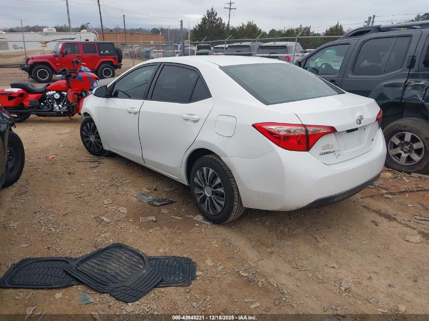 2018 Toyota Corolla Le VIN: 2T1BURHE9JC072730 Lot: 43948221